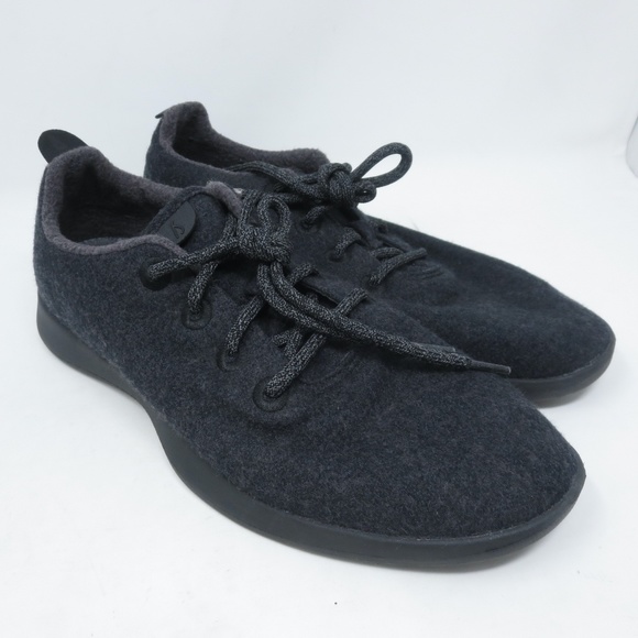 Allbirds WOOL RUNNERS Mens Size 12 Charcoal Gray Black WR Superfine Merino Shoes - Picture 5 of 8
